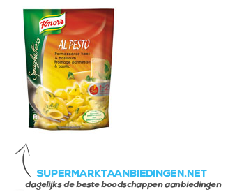 Knorr Pastagerecht spaghetteria al pesto aanbieding