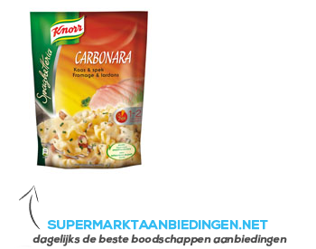 Knorr Pastagerecht spaghetteria carbonara aanbieding