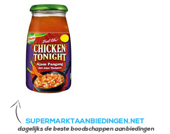 Knorr Roerbaksaus chicken tonight ajam pangan aanbieding