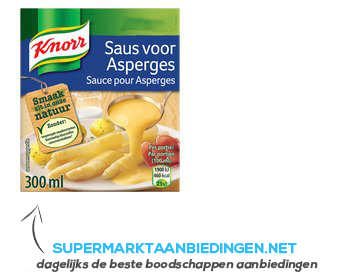 Knorr Saus voor asperges aanbieding