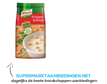 Knorr Soep croutons knapperbollen aanbieding