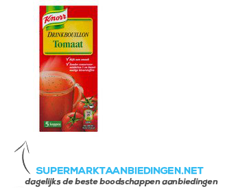 Knorr Soep drinkbouillon tomaat aanbieding