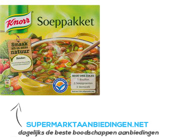 Knorr Soep soeppakket aanbieding