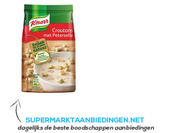 Knorr Soepcroutons peterselie aanbieding