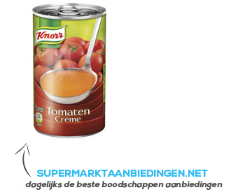 Knorr Tomatencrèmesoep aanbieding