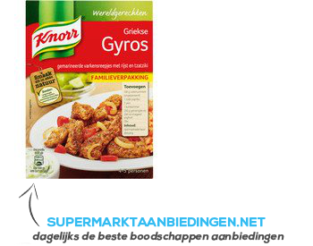 Knorr Wereldgerechten gyros aanbieding