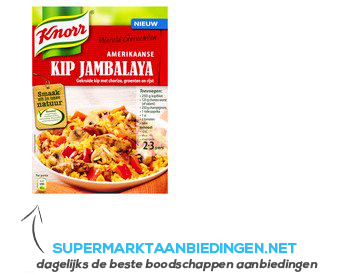 Knorr Wereldgerechten jambalaya aanbieding