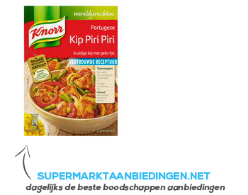 Knorr Wereldgerechten kip piri piri aanbieding