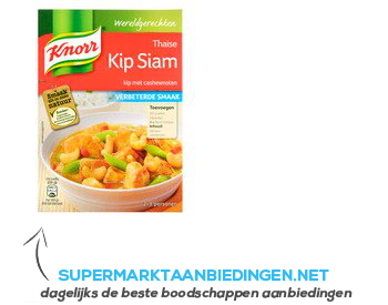 Knorr Wereldgerechten kip siam aanbieding