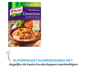Knorr Wereldgerechten Marokkaanse couscous aanbieding