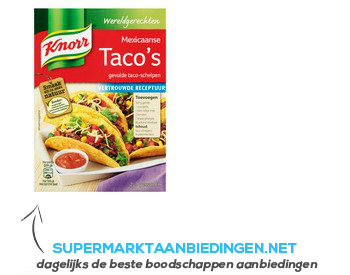 Knorr Wereldgerechten taco's aanbieding