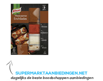 Knorr Wereldspecials Mexicaanse enchiladas aanbieding