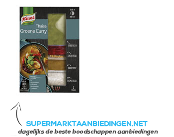 Knorr Wereldspecials Thaise groene curry aanbieding