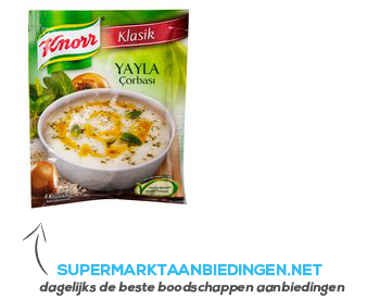 Knorr Yayla corbasi aanbieding