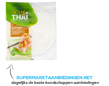 Koh Thai Rice paper for spring rolls aanbieding