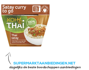 Koh Thai Satay curry to go aanbieding