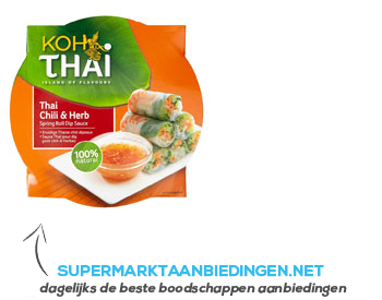 Koh Thai Thai chili & herb spring roll dip sauce aanbieding
