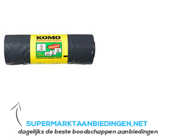 Komo Trekbandzakken 60 liter aanbieding