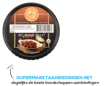 Koningsvogel Mix rendang nr 20 aanbieding