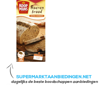 Koopmans Broodmix boerenbrood aanbieding