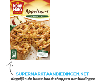 Koopmans Mix voor appeltaart aanbieding