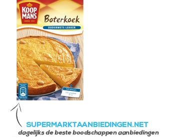 Koopmans Mix voor boterkoek aanbieding