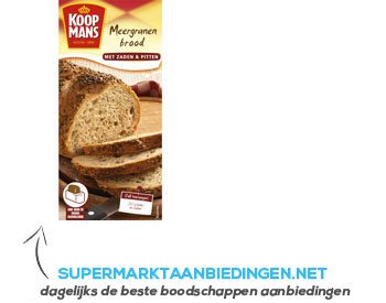 Koopmans Mix voor brood meergranen aanbieding