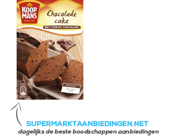 Koopmans Mix voor chocoladecake aanbieding