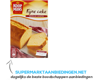 Koopmans Mix voor fijne cake aanbieding