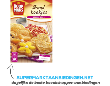 Koopmans Mix voor zandkoekjes aanbieding