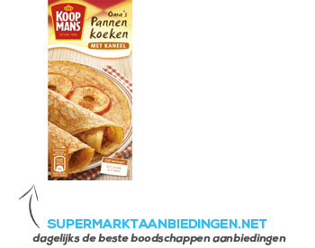 Koopmans Oma's pannenkoeken aanbieding