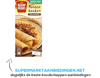 Koopmans Pannenkoeken volkoren aanbieding