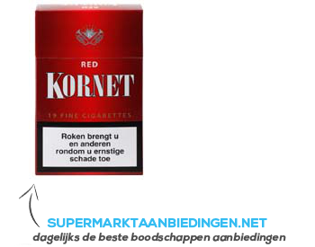 Kornet Full flavour red, slof aanbieding