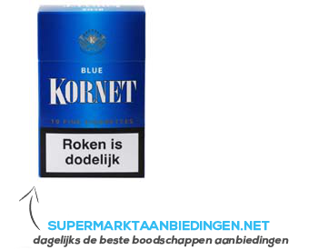 Kornet Smooth flavour blue, slof aanbieding