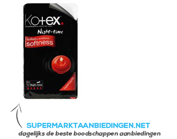 Kotex Maxi nacht aanbieding