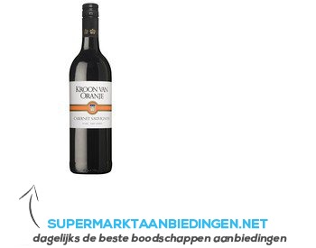 Kroon van Oranje Cabernet Sauvignon aanbieding