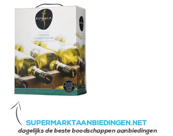 Kumala Chenin Chardonnay bag in box aanbieding