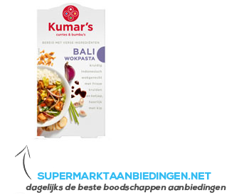 Kumar's Bali wok kruidenpasta aanbieding