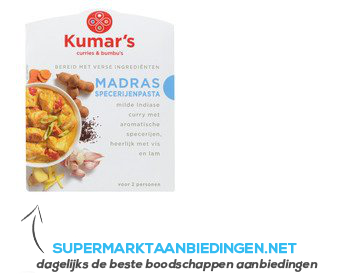 Kumar’s Madras aanbieding