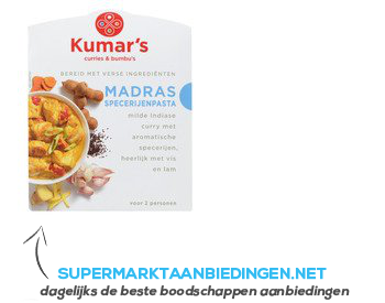 Kumar's Madras aanbieding