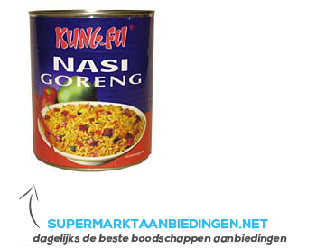 Kung Fu Nasi goreng aanbieding