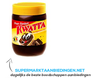 Kwatta Chocoladepasta puur aanbieding