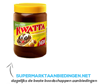 Kwatta Pasta choc & nuts aanbieding