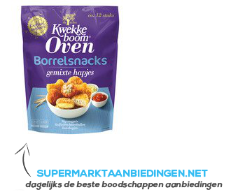 Kwekkeboom Oven borrelsnacks gemixte hapjes aanbieding