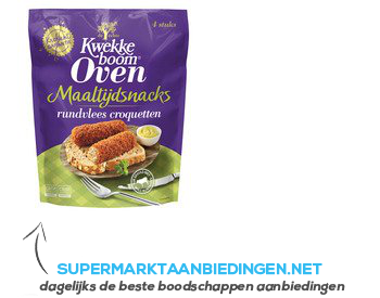 Kwekkeboom Oven croquetten aanbieding