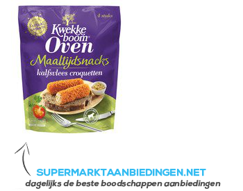 Kwekkeboom Oven kalfsvlees croquetten aanbieding