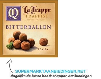 La Trappe Quadrupel bitterballen aanbieding