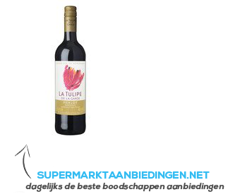 La Tulipe de la Garde Merlot aanbieding