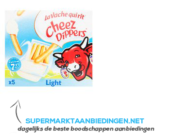 La Vache qui rit Cheez dippers light aanbieding