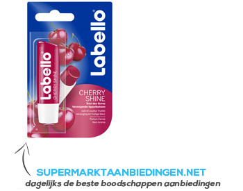 Labello Cherry shine blister aanbieding